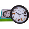 Часы настенные BRESSER Junior, 25 см, с животными