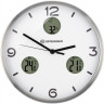 Часы настенные BRESSER MyTime io NX Thermo/Hygro, 30 см, белые