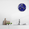 Часы настенные BRESSER MyTime io NX Thermo/Hygro, 30 см, синие