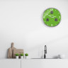 Часы настенные BRESSER MyTime io NX Thermo/Hygro, 30 см, зеленые