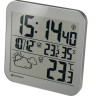 Часы настенные BRESSER MyTime LCD, серебристые