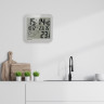 Часы настенные BRESSER MyTime LCD, серебристые