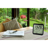 Часы настенные BRESSER MyTime Meteotime LCD, черные