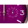 Часы настенные BRESSER MyTime ND DCF Thermo/Hygro, 25 см, фиолетовые