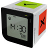 Часы настольные BRESSER FlipMe Alarm Clock, серебристые