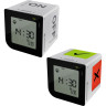Часы настольные BRESSER FlipMe Alarm Clock, серебристые