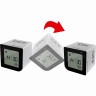 Часы настольные BRESSER FlipMe Alarm Clock, серебристые