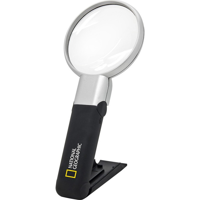 Лупа BRESSER National Geographic 2,5x/5x, 88 мм, LED
