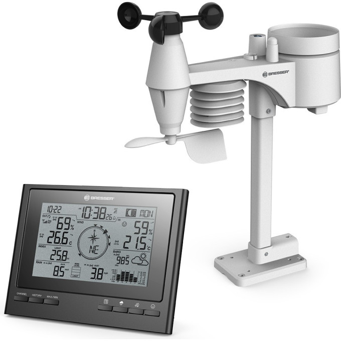 Метеостанция BRESSER «7 в 1» ClimateScout Exclusive, черная