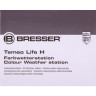 Метеостанция BRESSER Temeo Life H с цветным дисплеем, черная