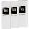 Метеостанция BRESSER Thermo Hygro Quadro NLX с тремя датчиками, черная