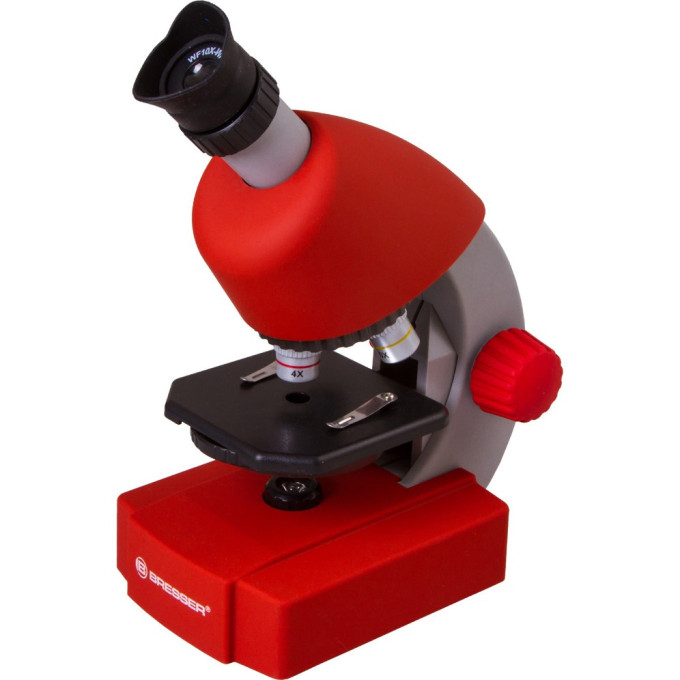 Микроскоп BRESSER Junior 40x-640x, красный